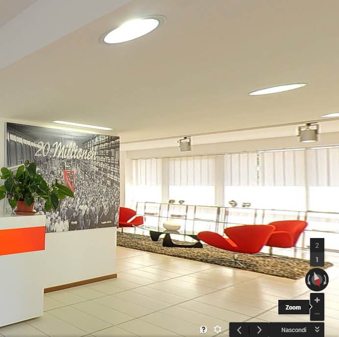 Virtual Tour al Flagship Stor Internorm di Roma